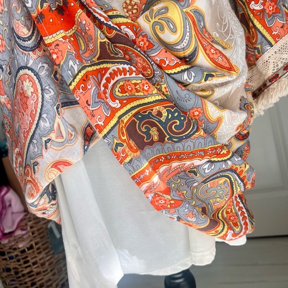 Entro Fringed Paisley Mini Dress - Picture 5 of 6